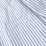 Please Camicia tinta unita con Fantasia A Righe Azzurro per Bambina CL73271G78 AZZURRO PLEASE 