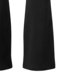 Please Leggins tinta unita Modello A Zampa Nero per Bambina FL01032G77 NERO PLEASE 