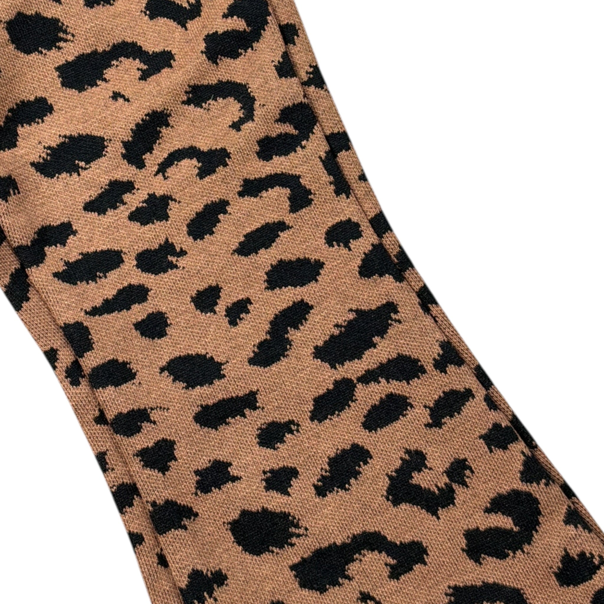 Please Pantalone Modello A Zampa Fantasia Maculata Marrone per Neonata FL03174G77 MARRONE PLEASE 