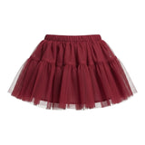 Please Gonna tinta unita In Velluto Rosso per Bambina GB07290G77J ROSSO PLEASE 