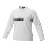 Please Shirt tinta unita con Taschino E Stampa Bianco per Bambino LE01030B77J BIANCO PLEASE 