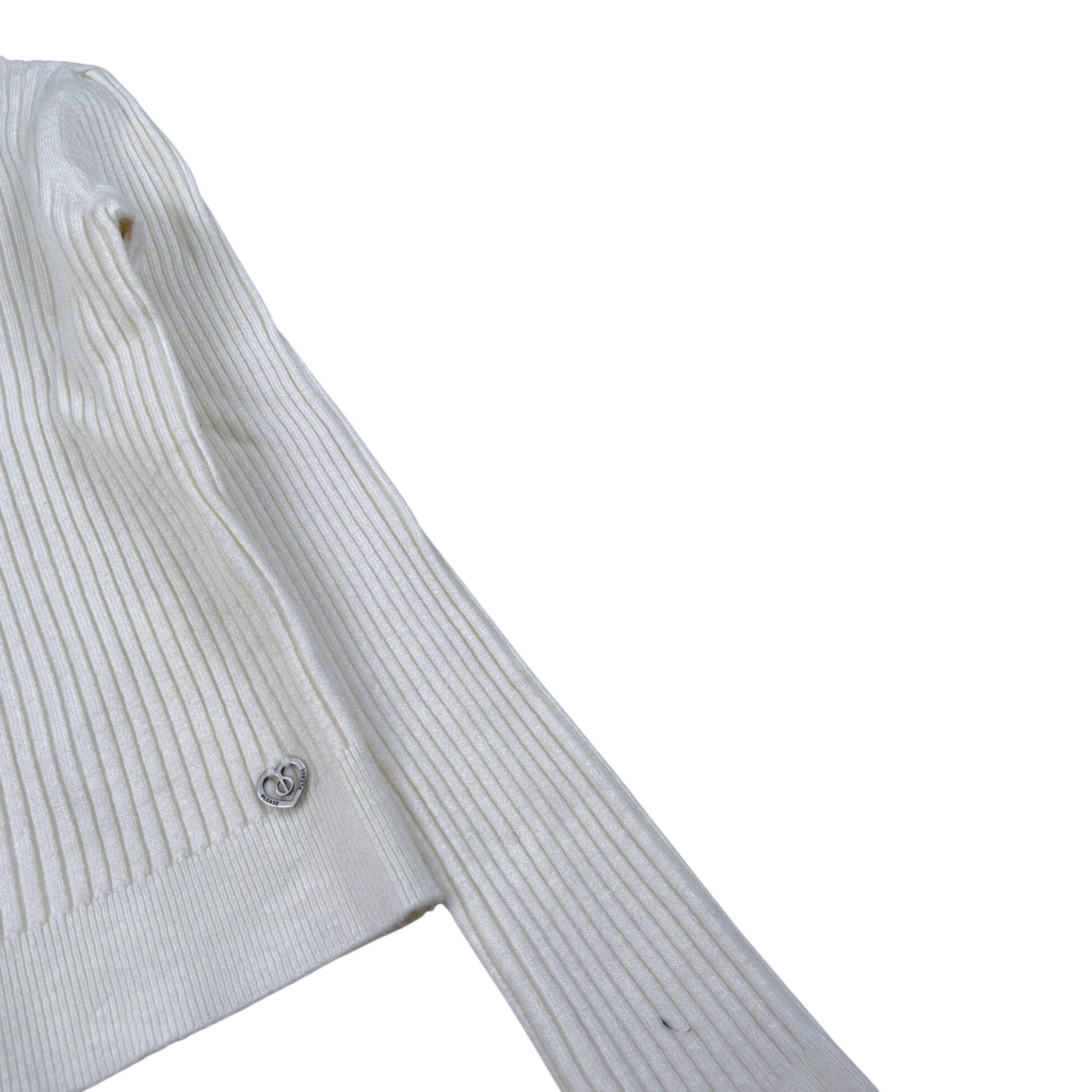 Please Maglia Collo Alto tinta unita Panna per Bambina NB78230G78 PANNA PLEASE 