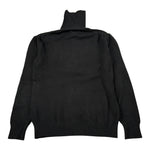 Please Maglia tinta unita Collo Alto Nero per Bambina NB90230B66 NERO PLEASE 