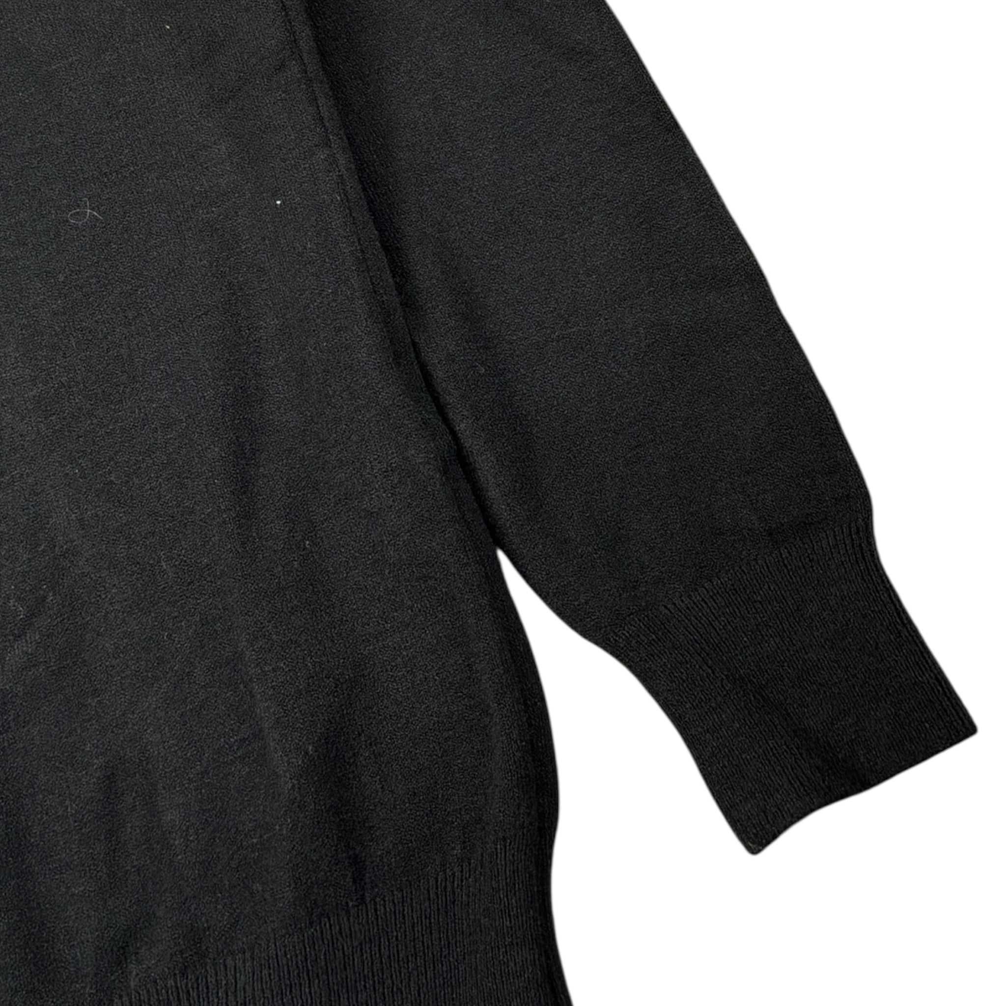 Please Maglia tinta unita Collo Alto Nero per Bambina NB90230B66 NERO PLEASE 
