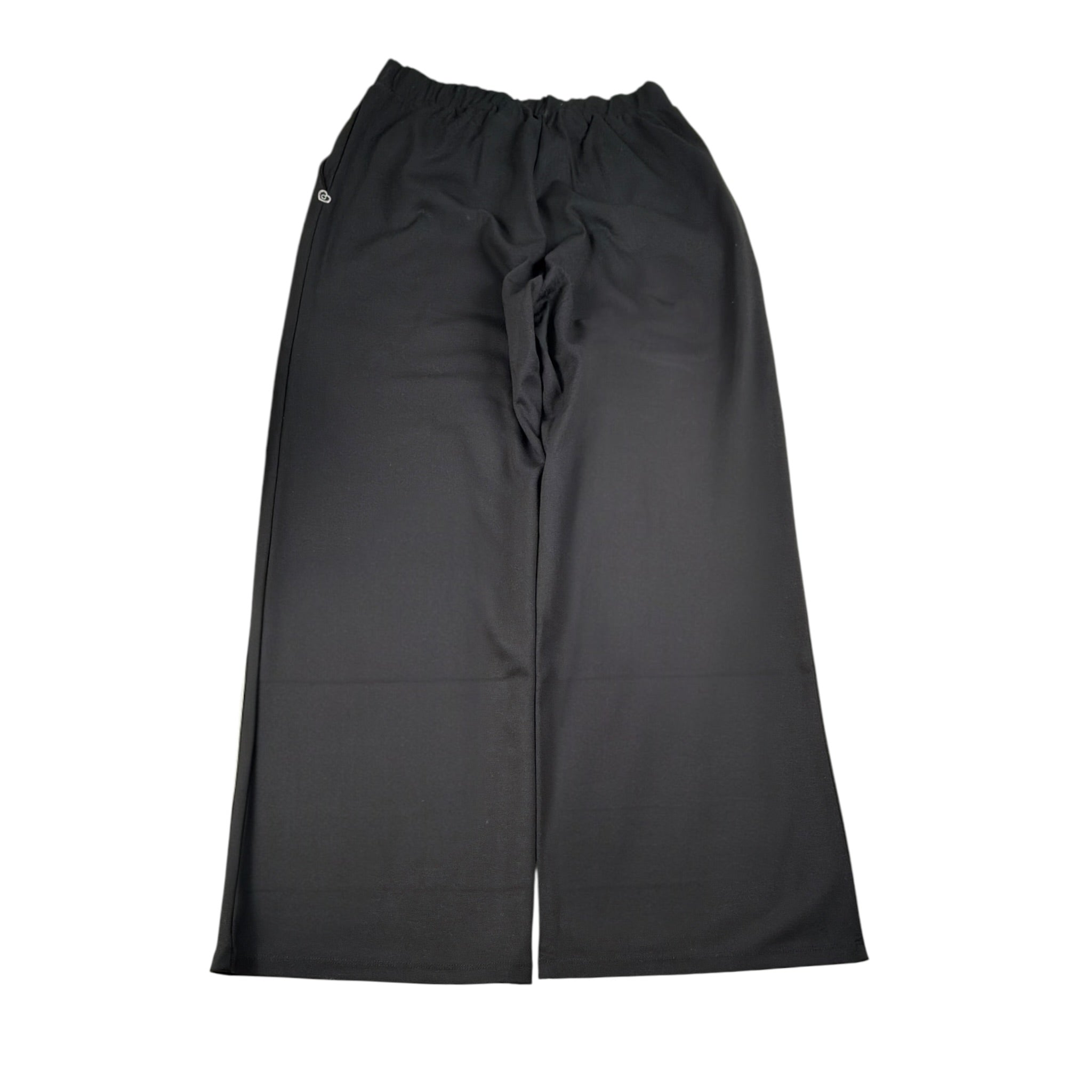 Please Pantalone tinta unita con Elastico In Vita Nero per Bambina PE30172G78 NERO PLEASE 