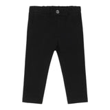 Please Pantalone tinta unita con Elastico In Vita Nero per Neonato PE42132B77 NERO PLEASE 