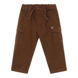Please Pantalone tinta unita con Elastico In Vita Marrone per Neonato PE43132B77N MARRONE PLEASE 