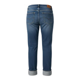 Please Jeans tinta unita con Elastico In Vita Blu per Neonato PH49012B77N BLU PLEASE 
