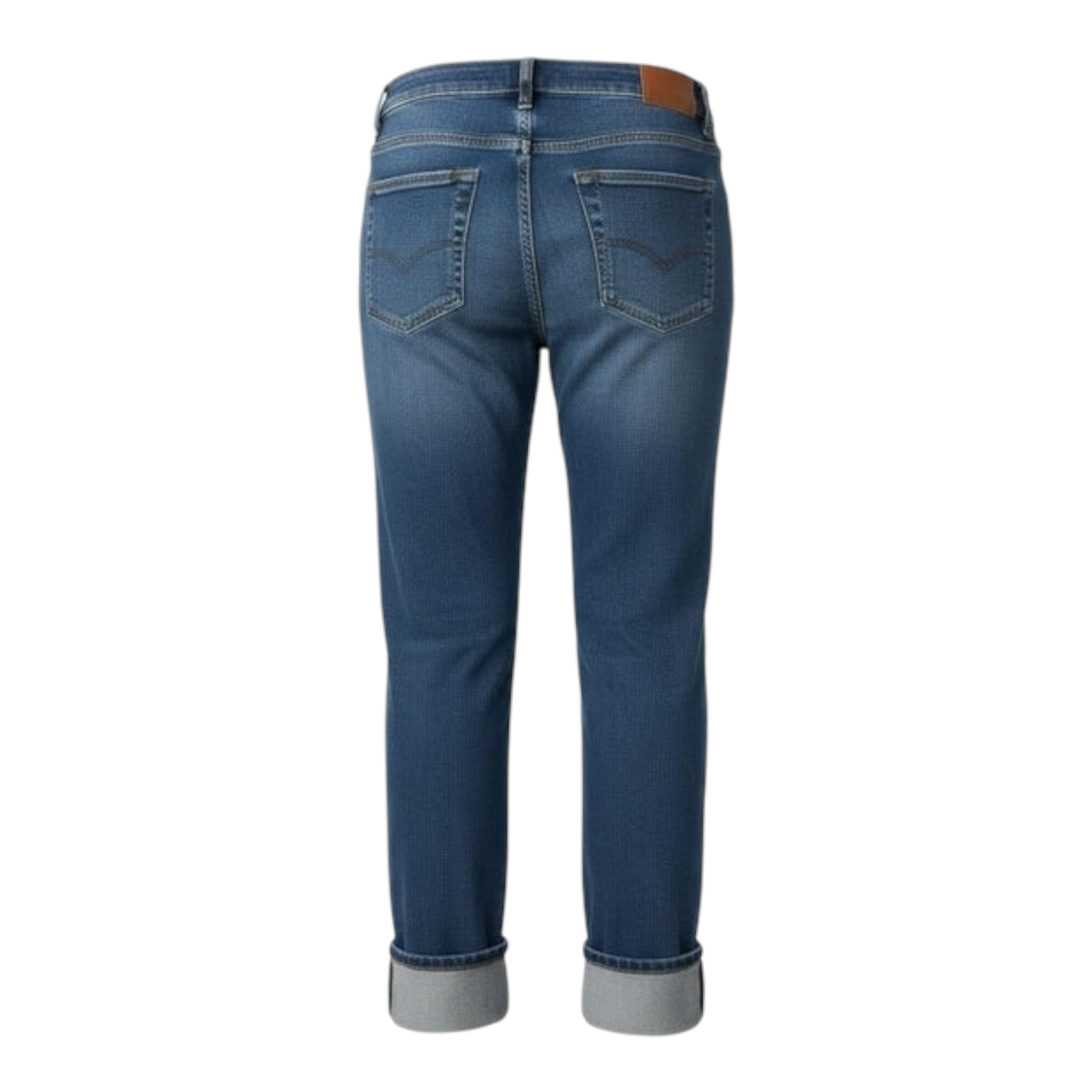 Please Jeans tinta unita con Elastico In Vita Blu per Neonato PH49012B77N BLU PLEASE 