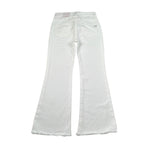 Please Pantalone tinta unita Modello A Zampa Bianco per Bambina PHC6132G73 BIANCO PLEASE 