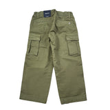 Please Pantalone tinta unita con Elastico In Vita Verde per Bambino PHM5B13B61 VERDE PLEASE 