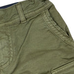 Please Pantalone tinta unita con Elastico In Vita Verde per Bambino PHM5B13B61 VERDE PLEASE 