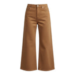 Please Pantalone tinta unita Modello A Palazzo Cammello per Bambina PHR4132G78 CAMMELLO PLEASE 