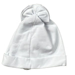 Prima Classe Cappello tinta unita con Fiocco Bianco per Neonata 25CAP0417 BIANCO PRIMA CLASSE 
