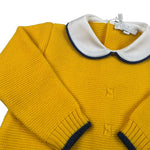 Primodi'Bebe' Tutina Manica Lunga tinta unita Giallo per Neonato 33077 GIALLO PRIMODI'BEBE' 