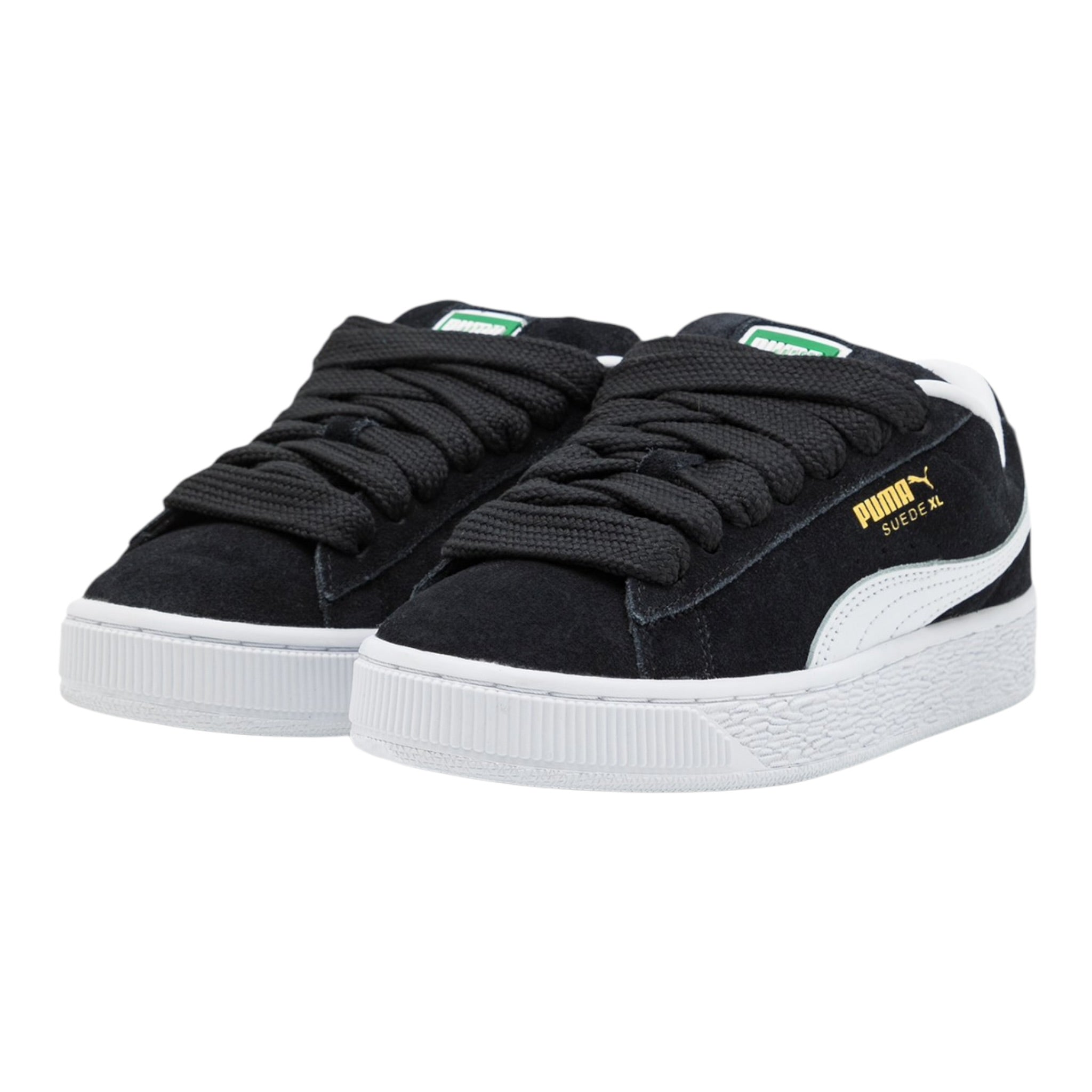 Puma Sneakers tinta unita con Lacci Nero per Bambino 396577 NERO PUMA 