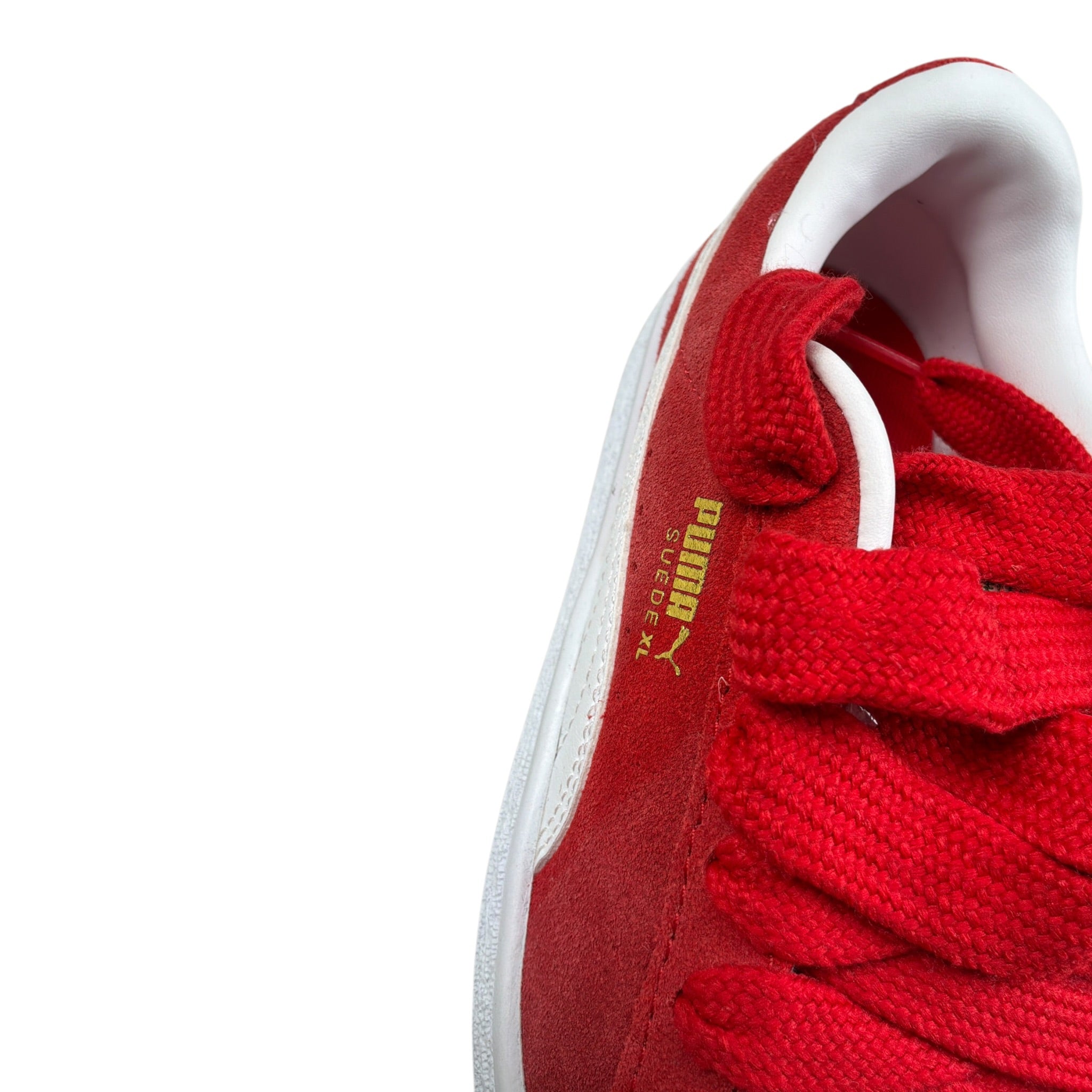Puma Sneakers tinta unita con Lacci Rosso per Bambino 396579 ROSSO PUMA 
