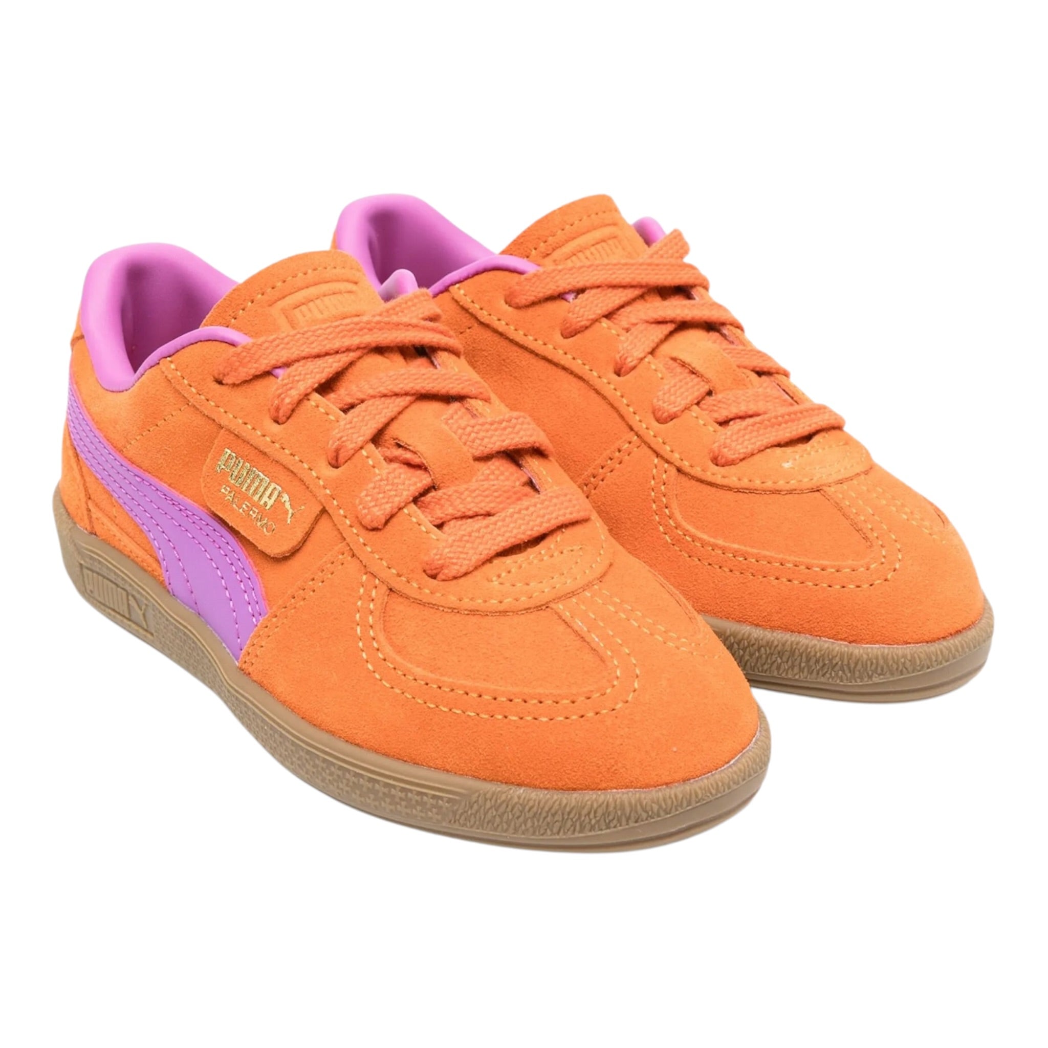 Puma Sneakers tinta unita con Profili In Contrasto Arancione per Bambina 397273 ARANCIONE PUMA 