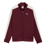 Puma Completo 2 Pezzi Felpa-Pantalone tinta unita Bordeaux per Bambina 633777 BORDEAUX PUMA 
