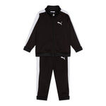 Puma Completo 2 Pezzi Felpa-Pantalone tinta unita Nero per Bambina 633777 NERO PUMA 