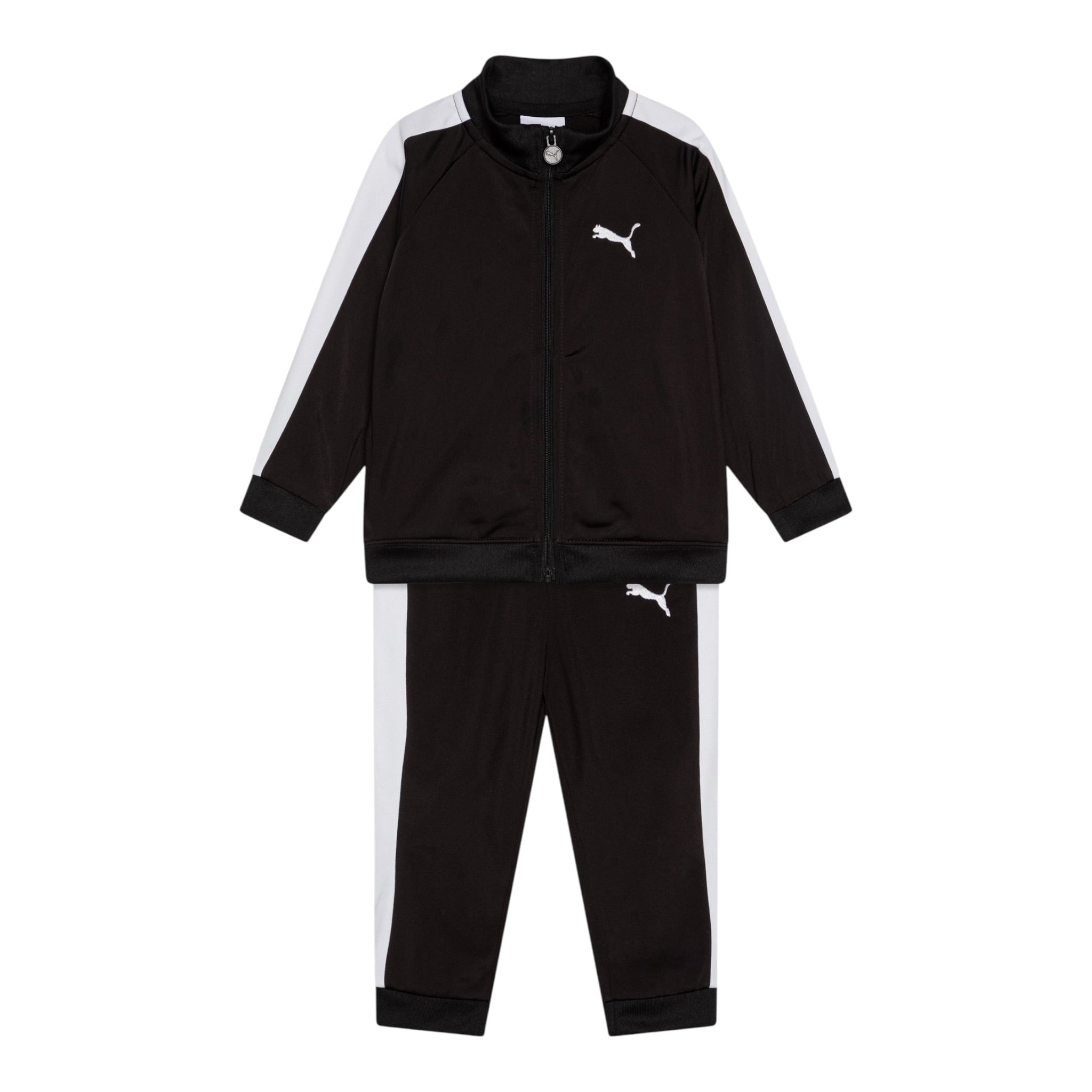 Puma Completo 2 Pezzi Felpa-Pantalone tinta unita Nero per Neonata 633777N NERO PUMA 