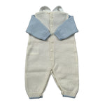 Marlu' Tutina Manica Lunga Bicolore Panna/Azzurro per Neonato IB6510 PANNA/AZZURRO MARLU' 