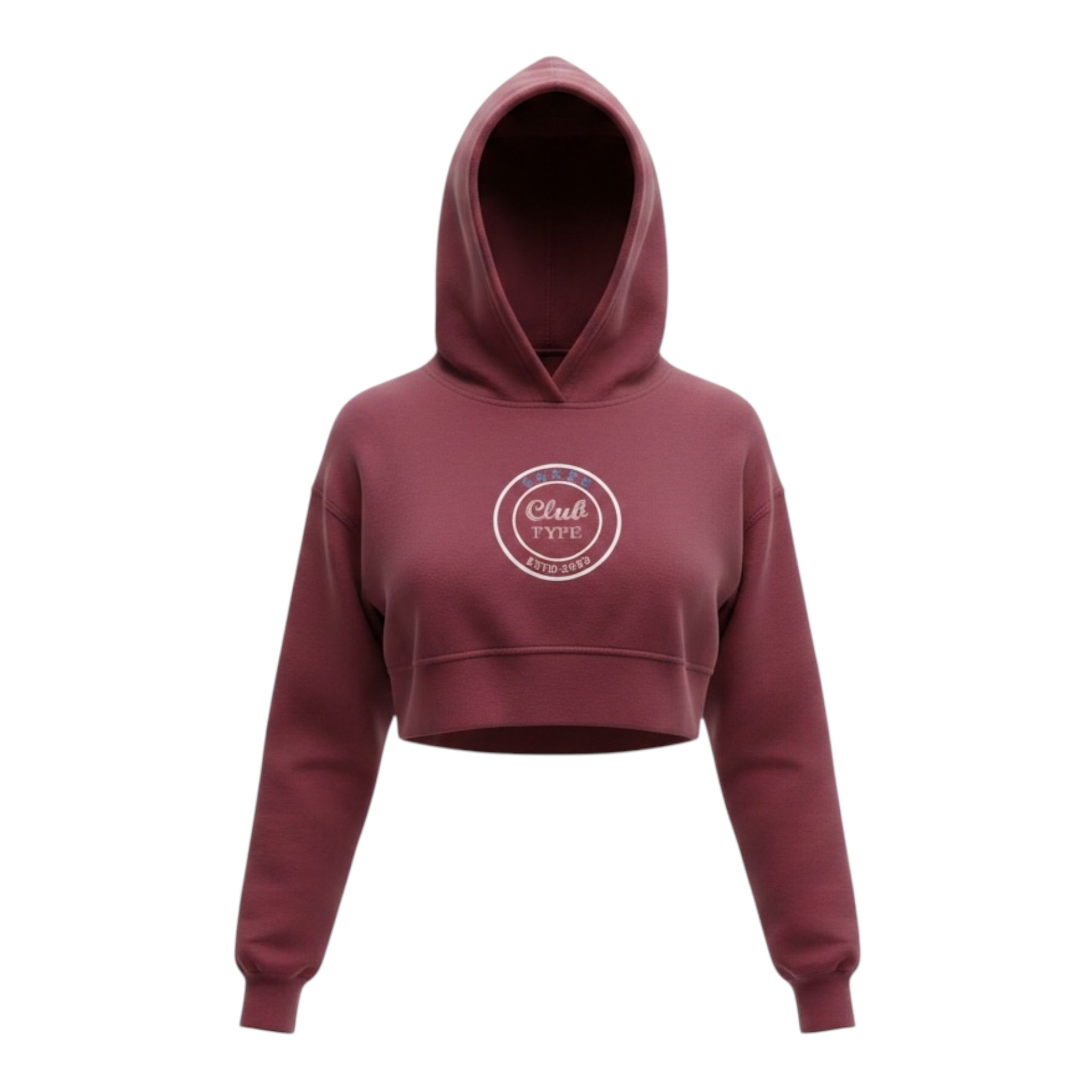Pype Felpa tinta unita con Cappuccio E Stampa Bordeaux per Bambina SNFR BORDEAUX PYPE 
