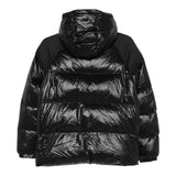 Pyrenex Giubbino tinta unita con Zip E Cappuccio Nero per Bambina CFU052400208 NERO PYRENEX 