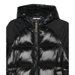 Pyrenex Giubbino tinta unita con Zip E Cappuccio Nero per Bambina CFU052400208 NERO PYRENEX 