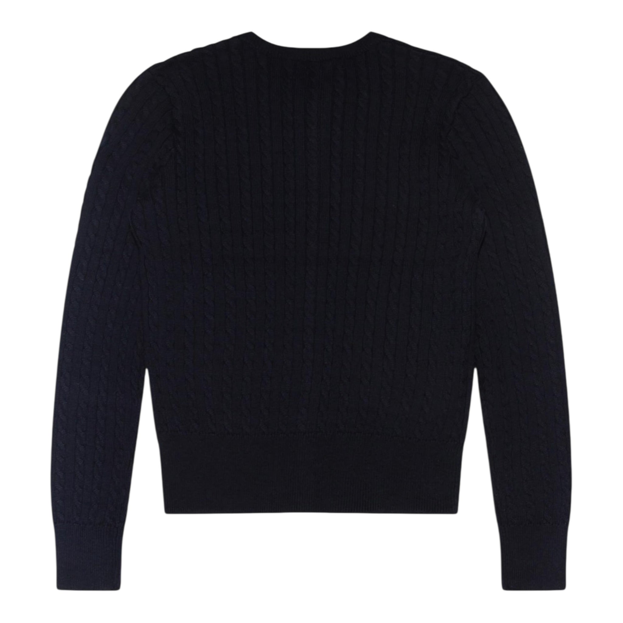 Ralph Lauren Cardigan tinta unita con Logo Blu per Neonato 312543047011 BLU RALPH LAUREN 