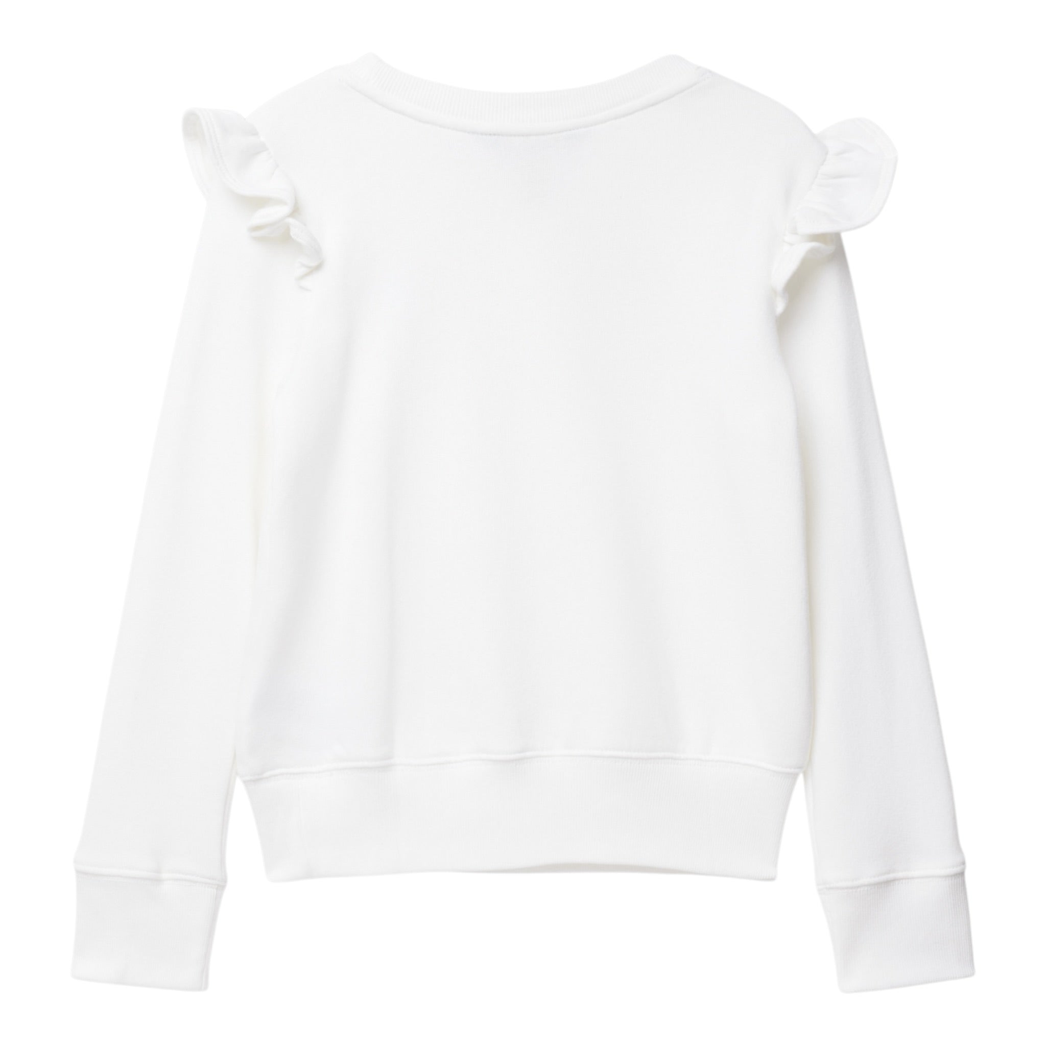 Ralph Lauren Felpa Chiusa Girocollo tinta unita Bianco per Neonata 312916769001 BIANCO RALPH LAUREN 