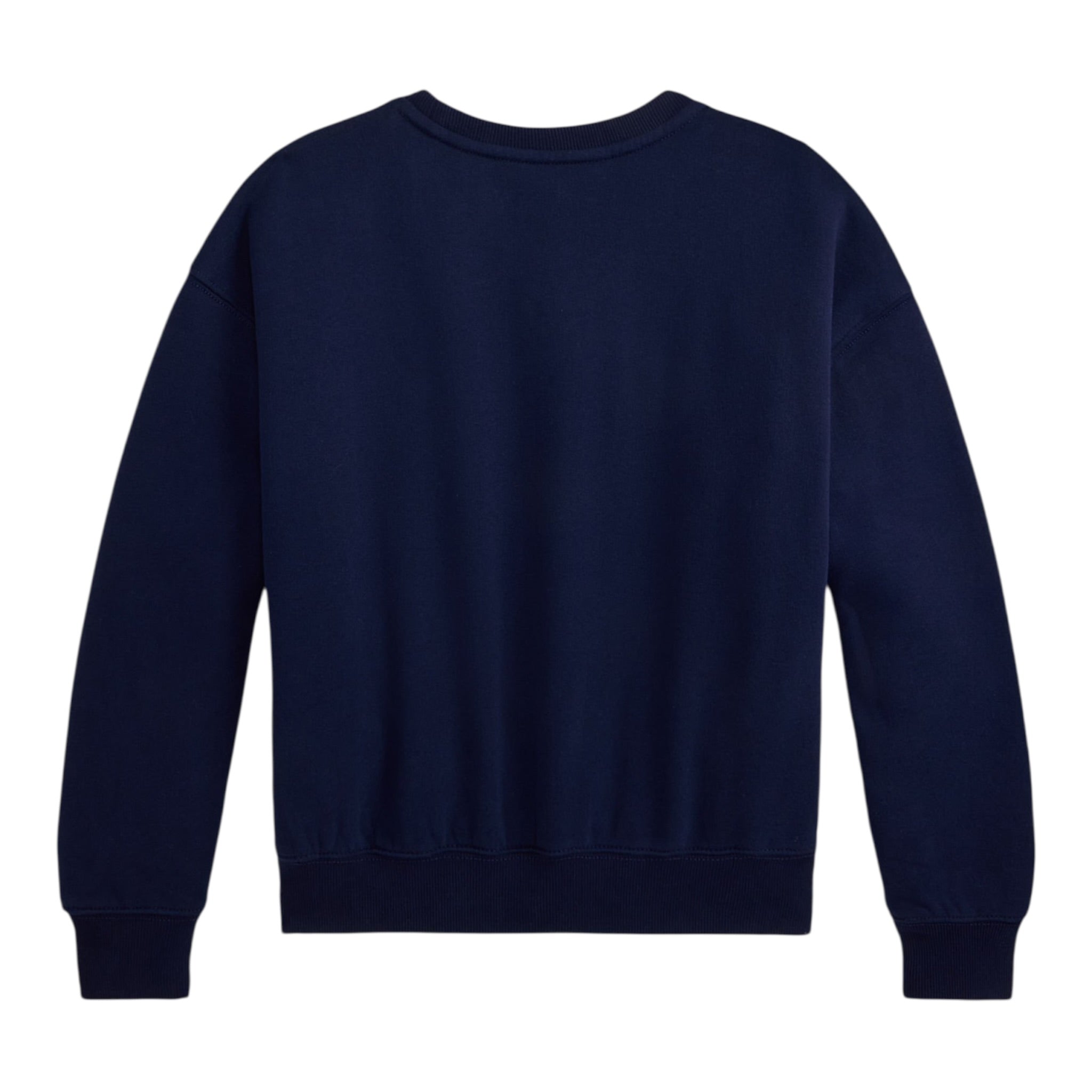 Ralph Lauren Felpa Chiusa Girocollo tinta unita con Stampa Blu per Bambino 312979037001 BLU RALPH LAUREN 