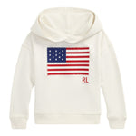 Ralph Lauren Felpa tinta unita con Cappuccio Bianco per Bambino 313971145001 BIANCO RALPH LAUREN 