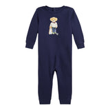 Ralph Lauren Tutina Manica Lunga tinta unita Blu per Neonato 32095288901 BLU RALPH LAUREN 