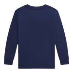 Ralph Lauren Shirt Girocollo tinta unita con Stampa Blu per Neonata 32095357600 BLU RALPH LAUREN 