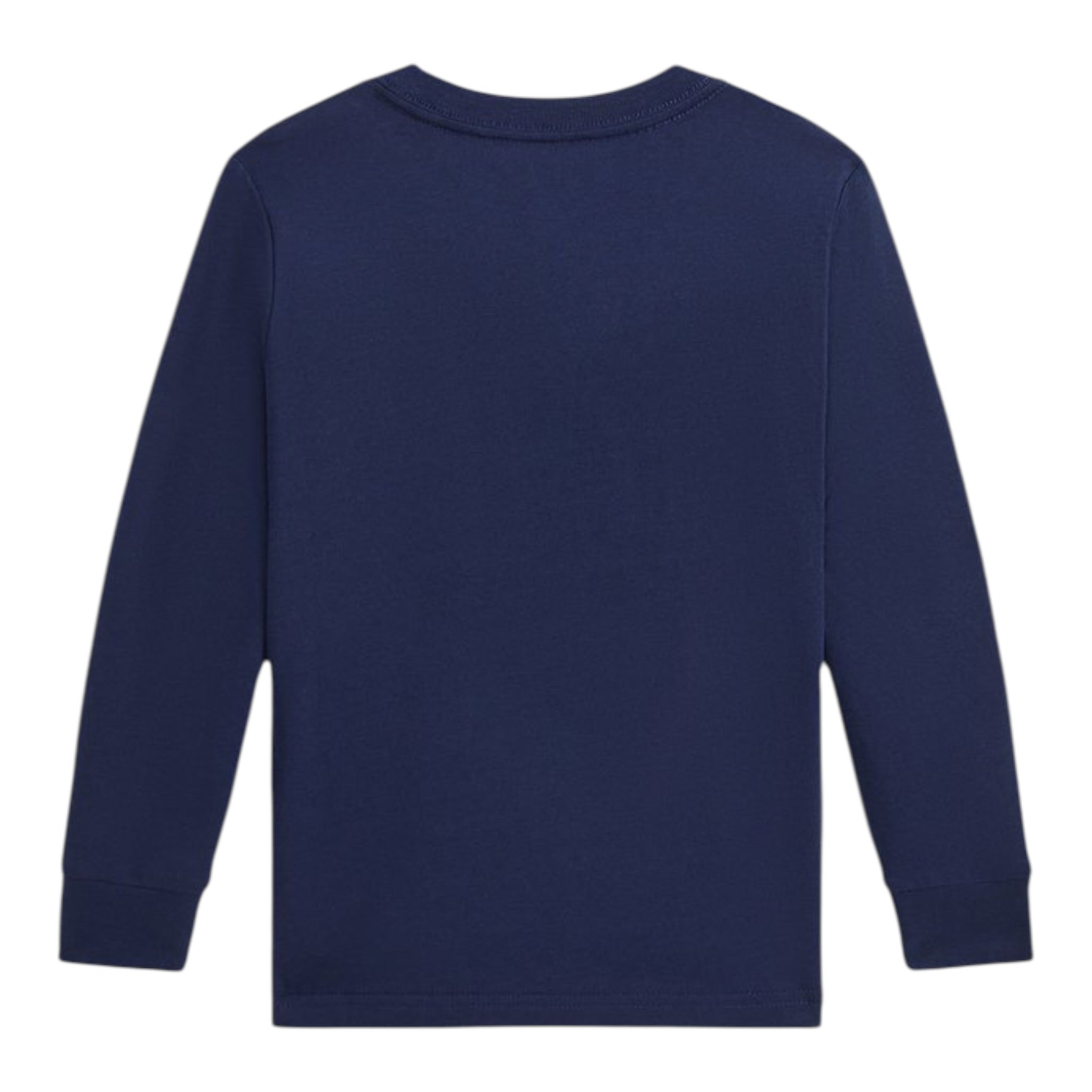 Ralph Lauren Shirt Girocollo tinta unita con Stampa Blu per Neonata 32095357600 BLU RALPH LAUREN 