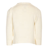 Ralph Lauren Maglia tinta unita con Stampa Panna per Bambino 322668285006 PANNA RALPH LAUREN 