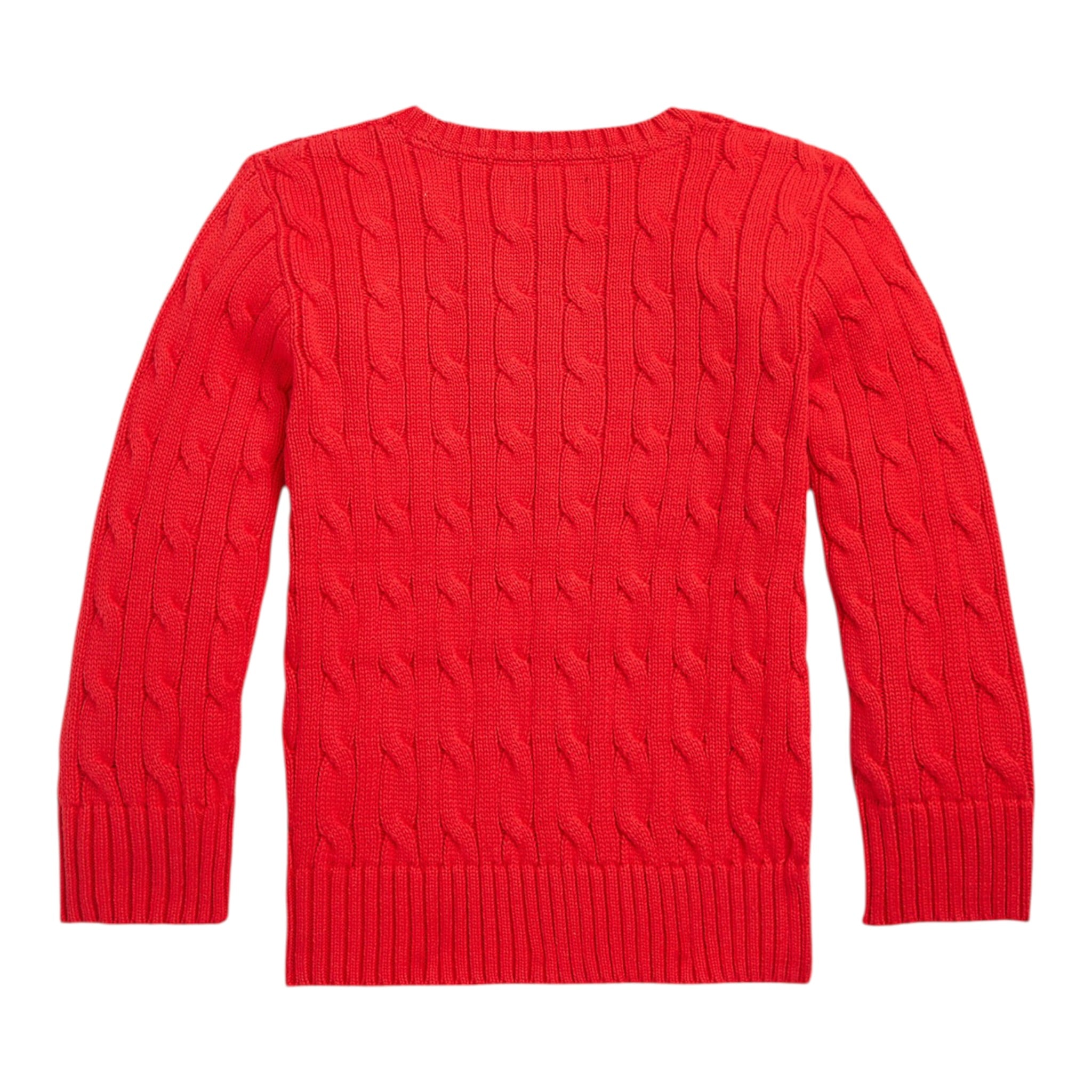 Ralph Lauren Maglia Girocollo tinta unita con Logo Rosso per Bambino 322702674043 ROSSO RALPH LAUREN 