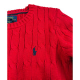 Ralph Lauren Maglia Girocollo tinta unita con Logo Rosso per Bambino 322702674043 ROSSO RALPH LAUREN 