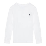 Ralph Lauren Shirt tinta unita con Logo Bianco per Bambino 322843804004 BIANCO RALPH LAUREN 