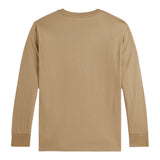 Ralph Lauren Shirt tinta unita con Logo Beige per Neonato 322853891023N BEIGE RALPH LAUREN 