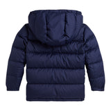 Ralph Lauren Giubbino tinta unita con Cappuccio Blu per Bambino 322969861002 BLU RALPH LAUREN 