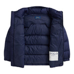 Ralph Lauren Giubbino tinta unita con Cappuccio Blu per Bambino 322969861002 BLU RALPH LAUREN 