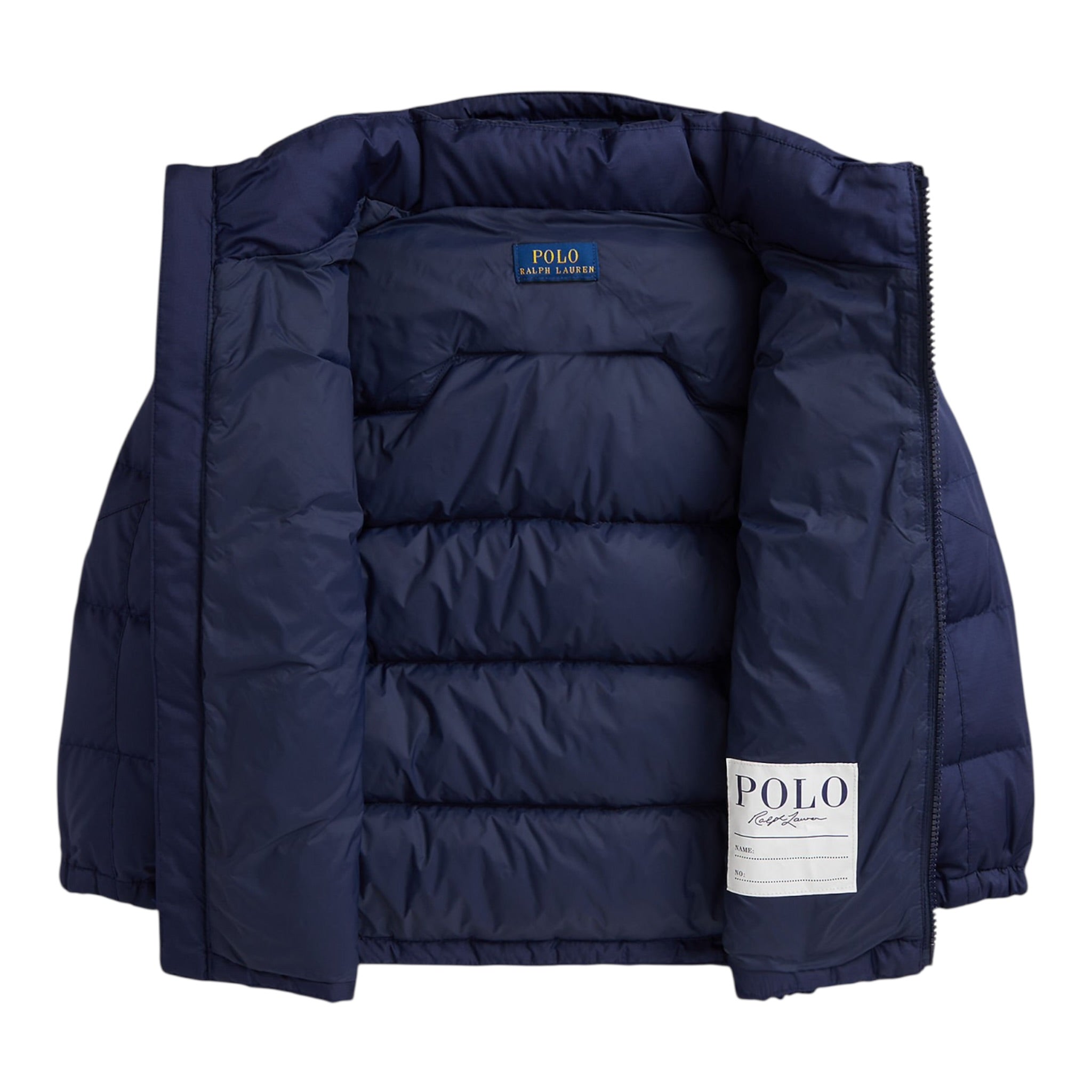 Ralph Lauren Giubbino tinta unita con Cappuccio Blu per Bambino 322969861002 BLU RALPH LAUREN 