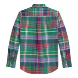 Ralph Lauren Camicia tinta unita con Fantasia A Quadri Verde per Neonato 322979315001N VERDE RALPH LAUREN 