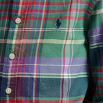 Ralph Lauren Camicia tinta unita con Fantasia A Quadri Verde per Neonato 322979315001N VERDE RALPH LAUREN 