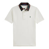 Ralph Lauren Polo Mezza Manica tinta unita con Colletto Bianco per Neonato 322981300001 BIANCO RALPH LAUREN 
