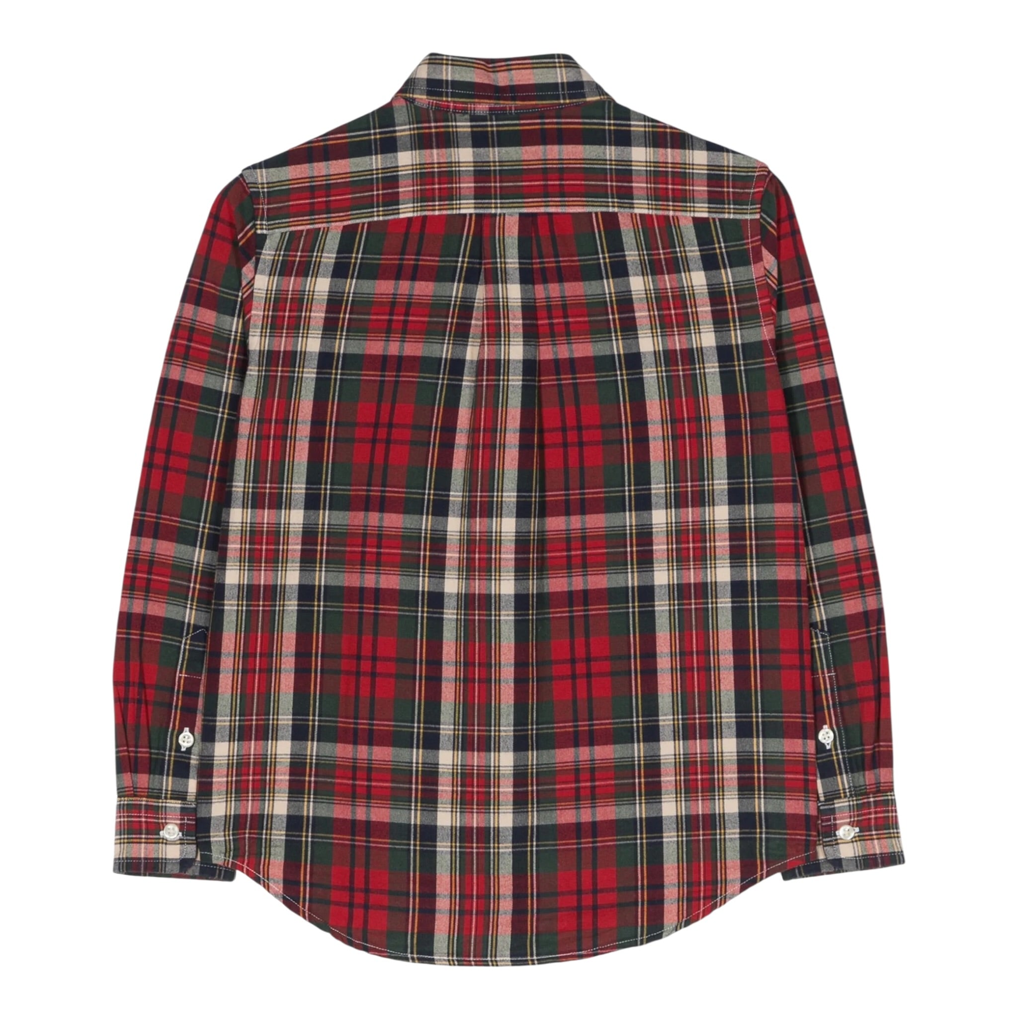 Ralph Lauren Camicia Manica Lunga Stampa Fantasia Rosso per Bambino 323918247001 ROSSO RALPH LAUREN 