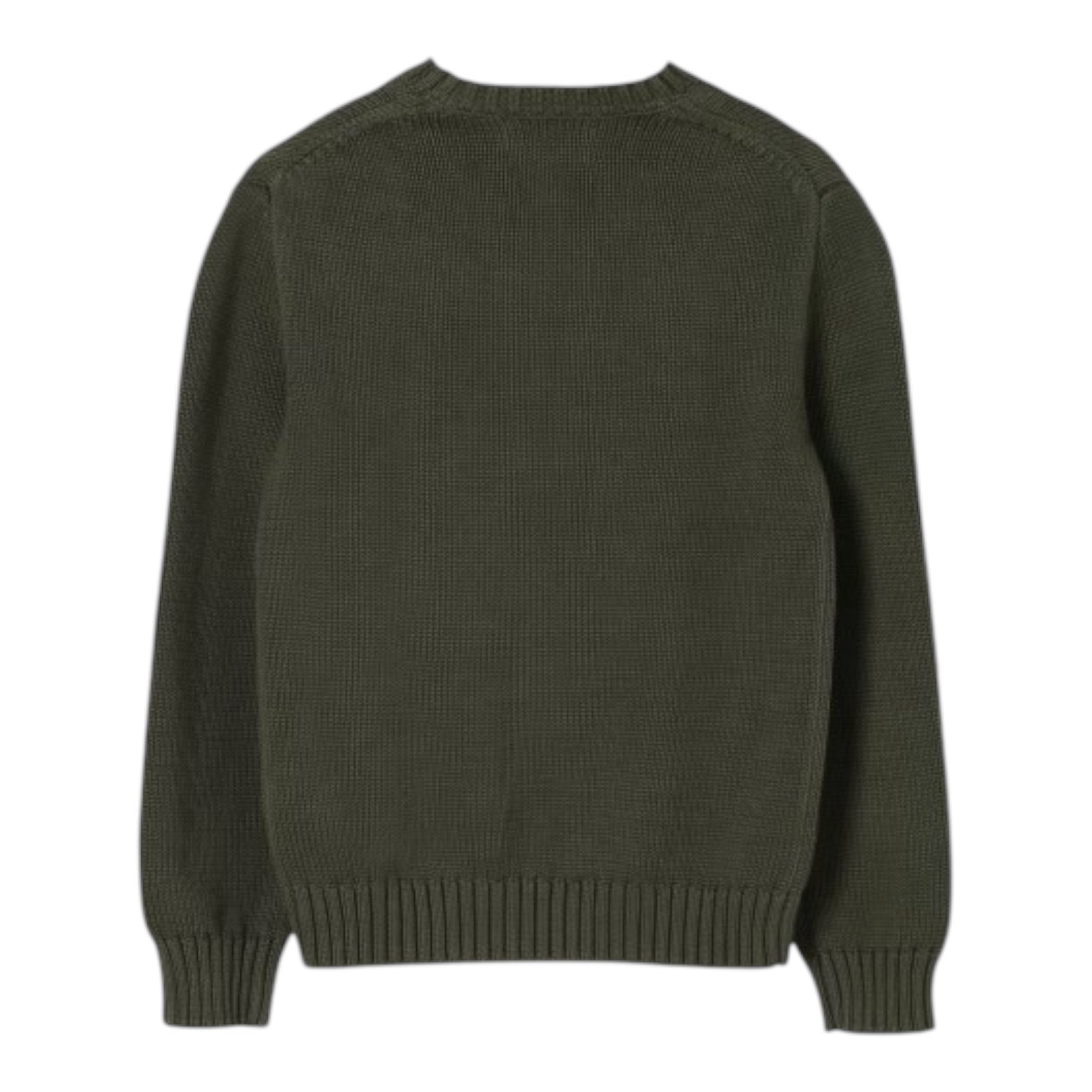 Ralph Lauren Maglia tinta unita con Logo Verde per Bambino 323970429006 VERDE RALPH LAUREN 