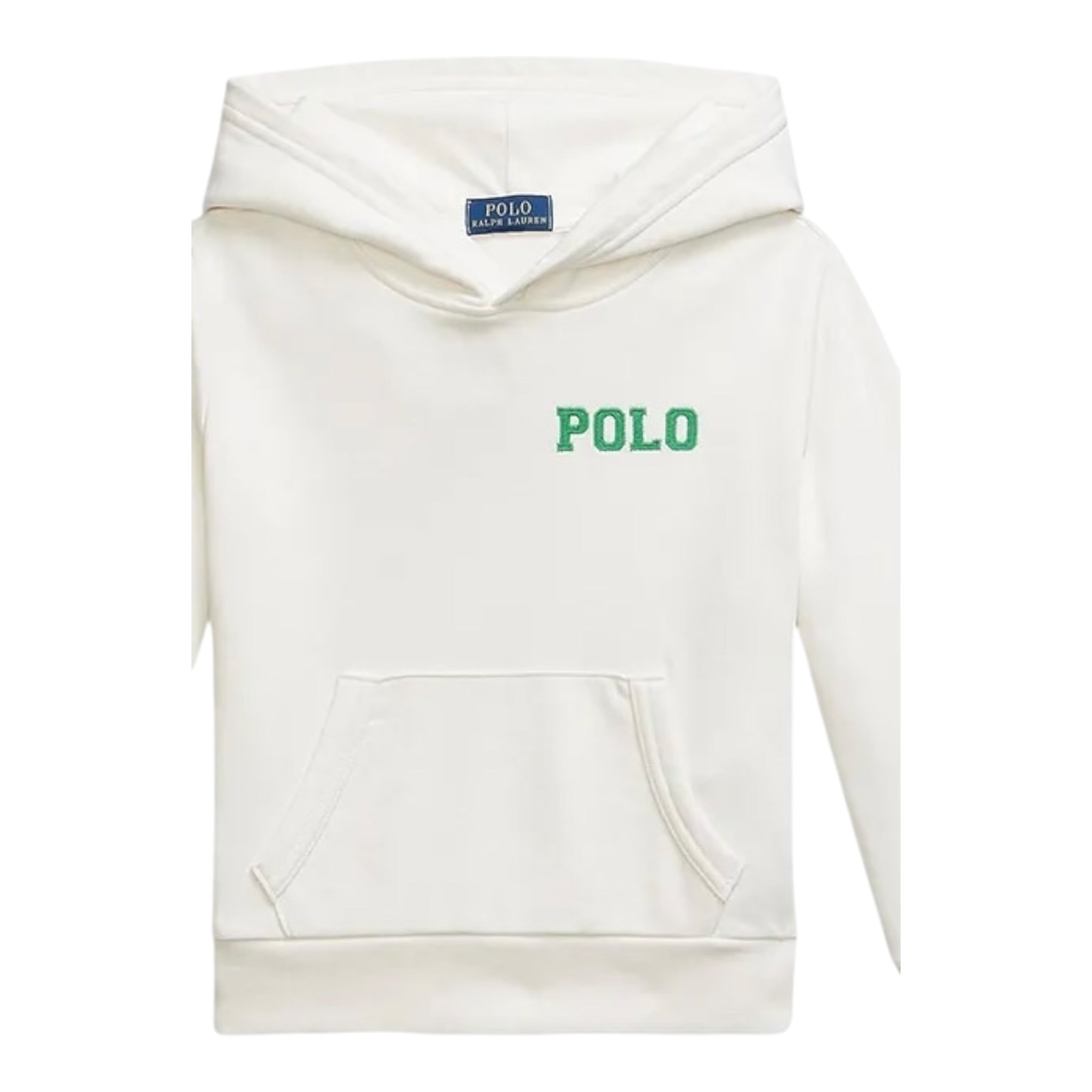 Ralph Lauren Felpa tinta unita con Cappuccio Bianco per Neonato 323977424001N BIANCO RALPH LAUREN 